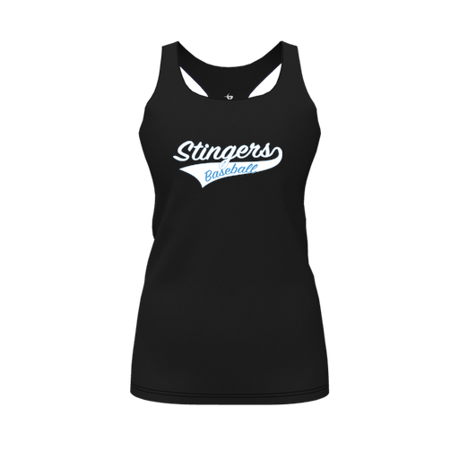 [FT0TRBBK-FYS-LOGO2] Decker Racerback Tank Top (Female Youth S, Black, Logo 2)