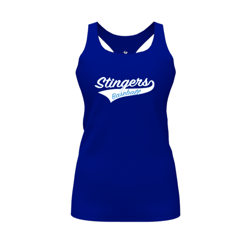 [FT0TRBRY-FYS-LOGO2] Decker Racerback Tank Top (Female Youth S, Royal, Logo 2)