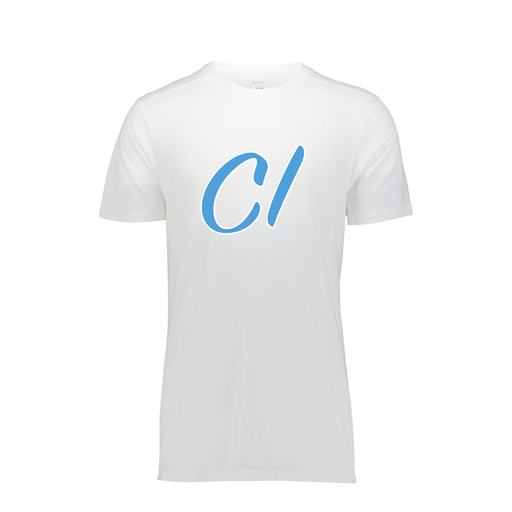 [FTSCUBWH-AS-LOGO3] Decker Men's Tri-Blend T-Shirt - Short Sleeve (Adult S, White, Logo 3)