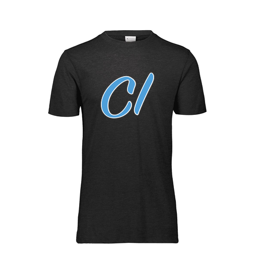 [FTSCUBBK-YS-LOGO3] Decker Youth Tri-Blend T-Shirt - Short Sleeve (Youth S, Black, Logo 3)