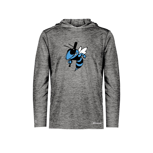 [FOLHCGBK-YS-LOGO1] Decker Youth Charge Hoodie (Youth S, Black, Logo 1)