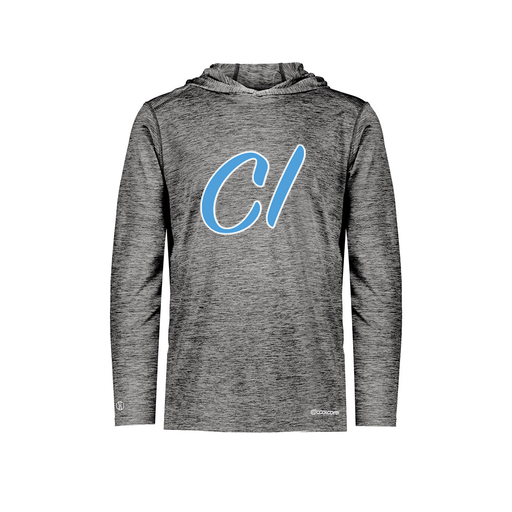 [FOLHCGBK-YS-LOGO3] Decker Youth Charge Hoodie (Youth S, Black, Logo 3)